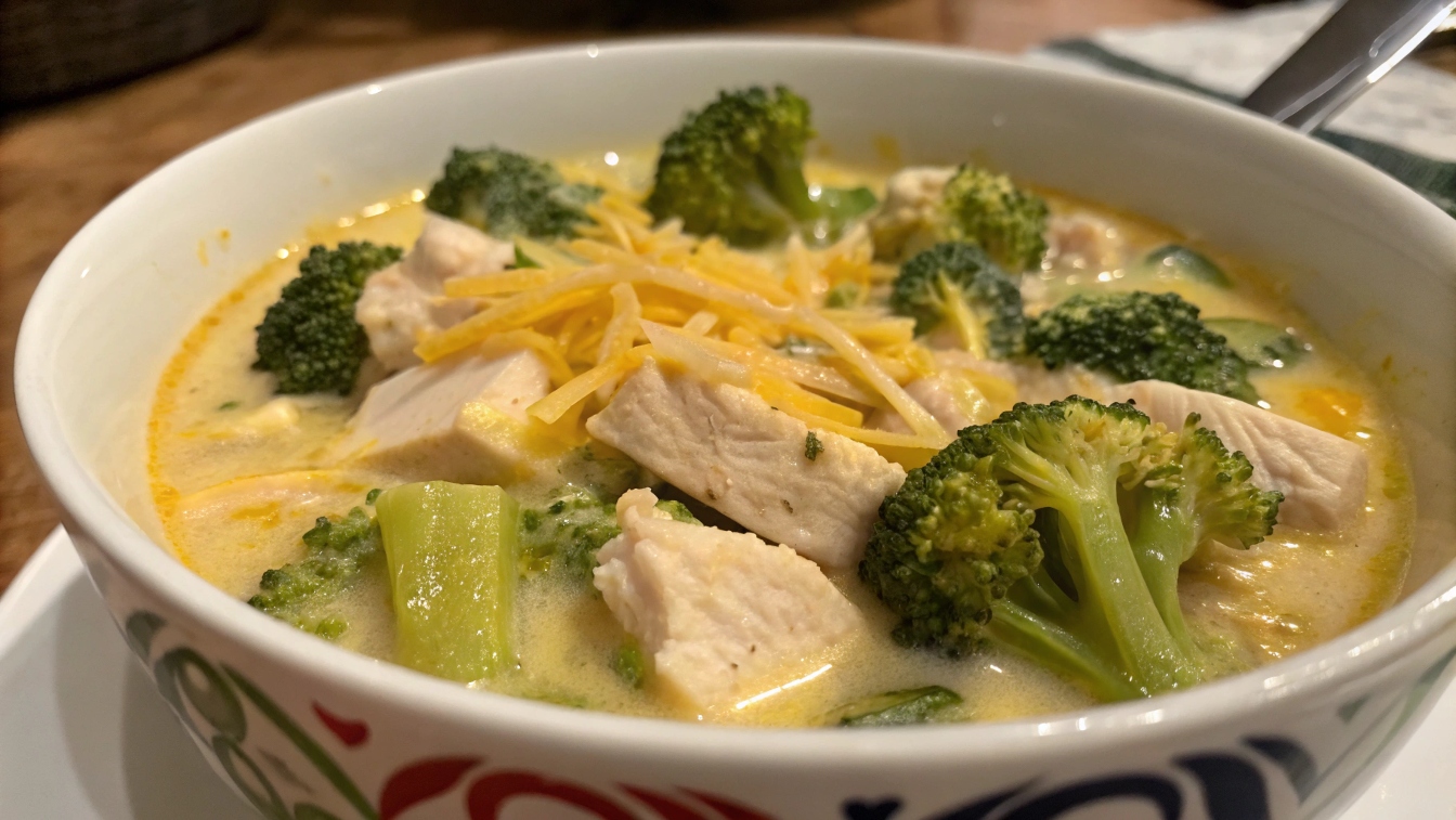 chicken broccoli cheddar soup