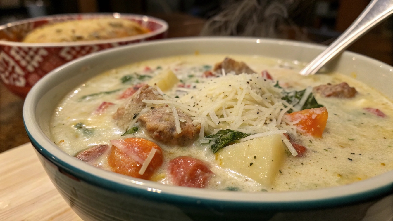 creamy parmesan italian soup