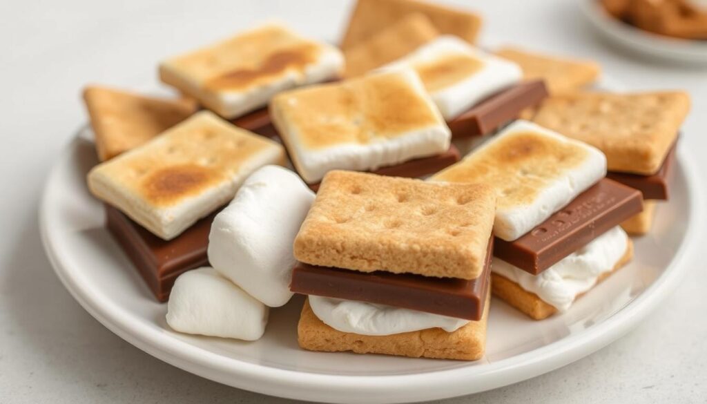 Air Fryer S'mores Preparation