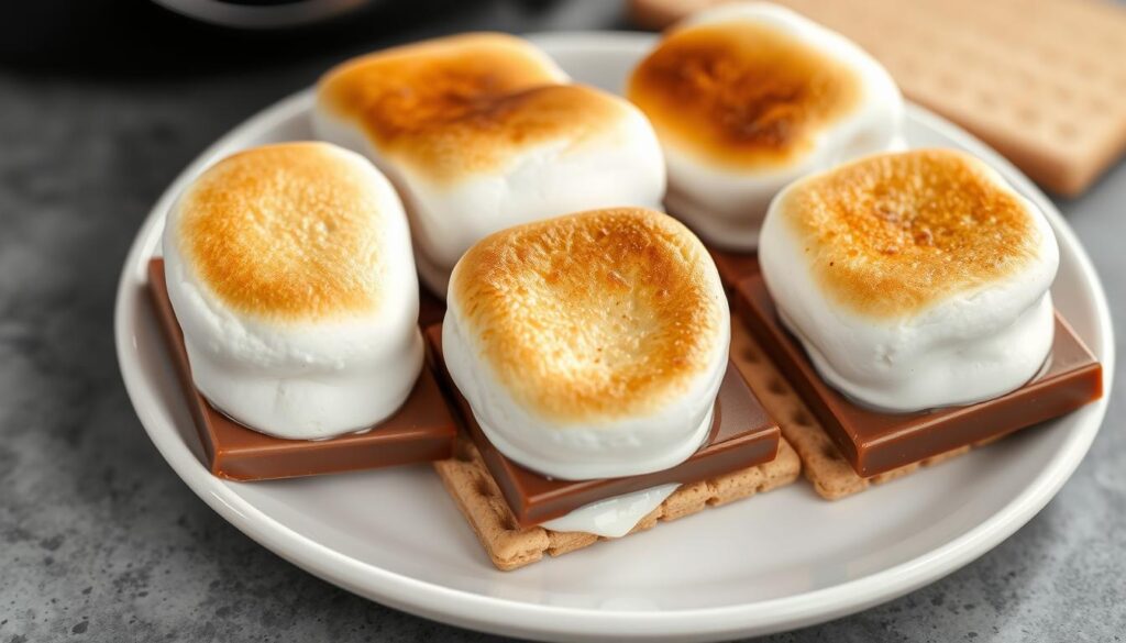 Air Fryer S'mores Preparation