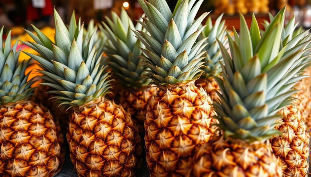 Fresh Pineapple Selection for Smoothie