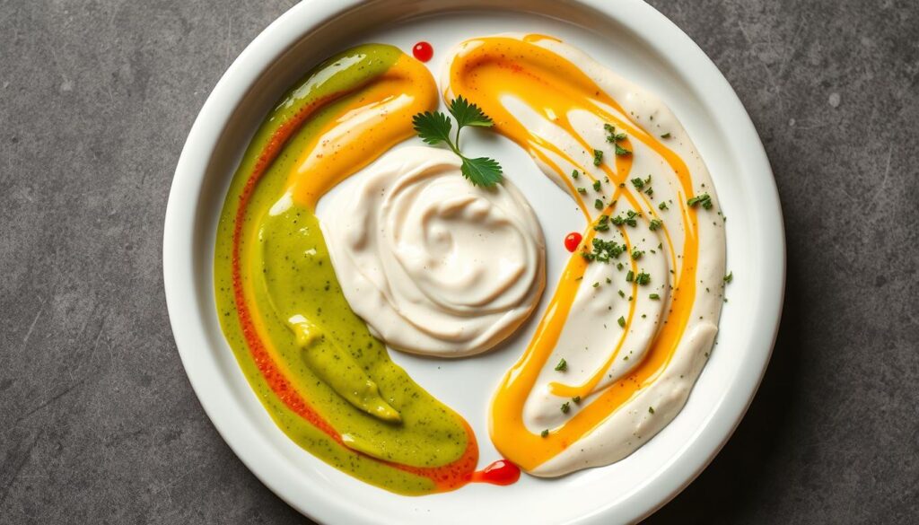 Middle Eastern Falafel Sauce Varieties