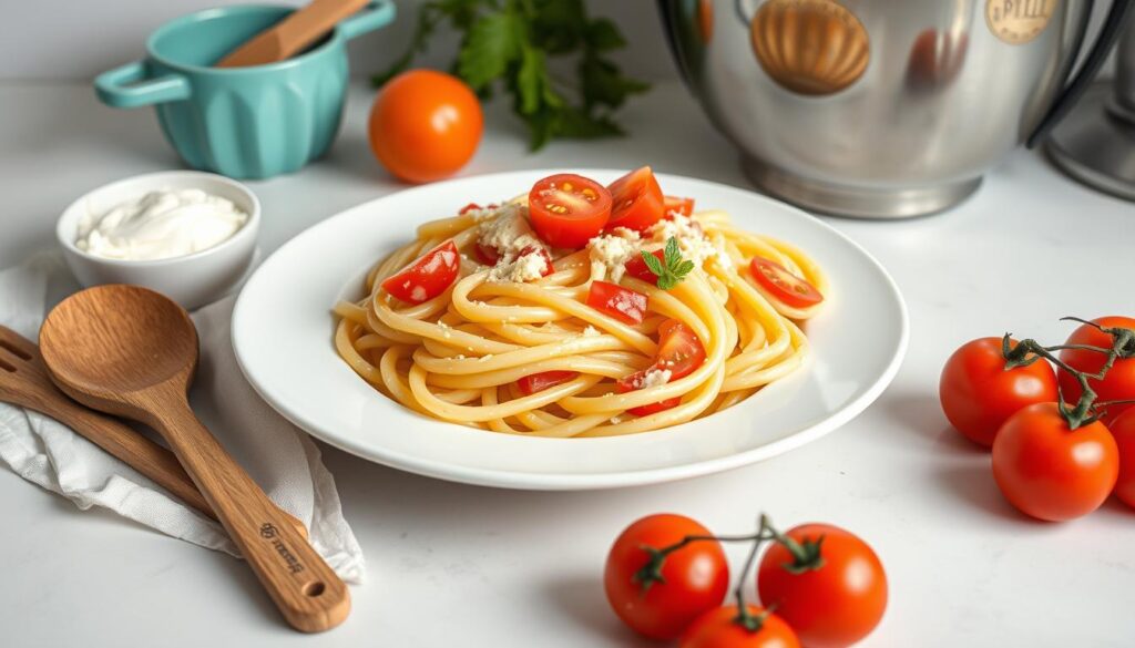 Philadelphia Cream Cheese Pasta Bake Tools