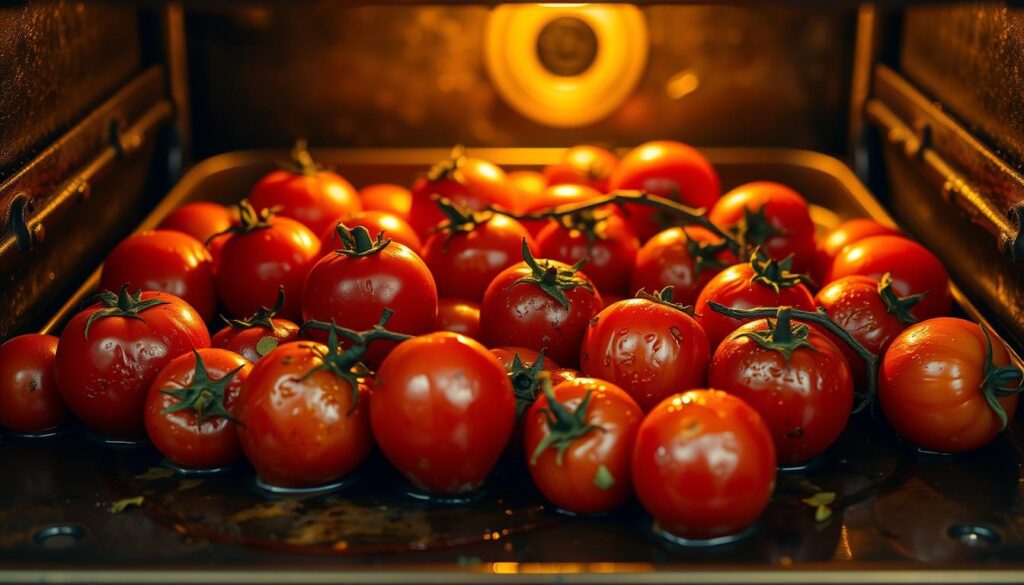 Roasted Grape Tomatoes in Oven