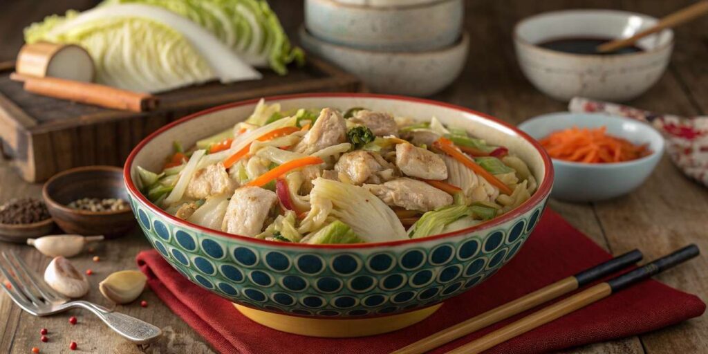 Authentic Hmong Cabbage and Chicken