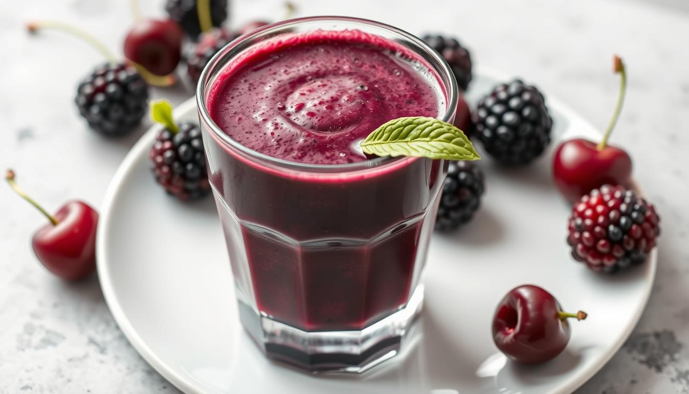 Black Cherry Blackberry Smoothie