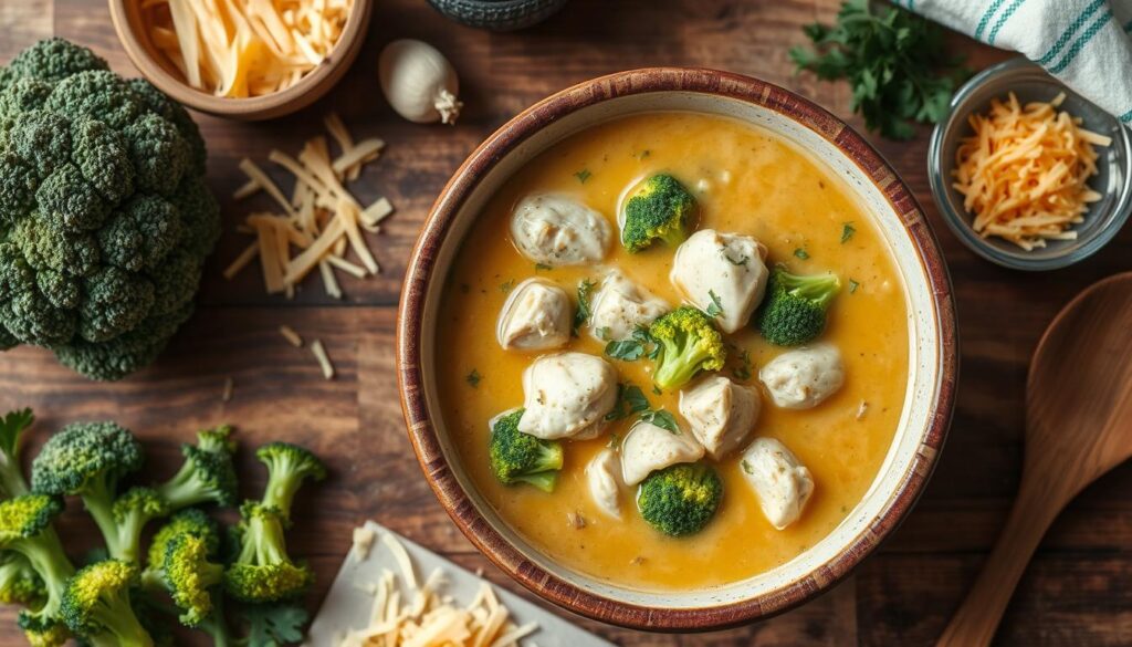 chicken broccoli cheddar soup