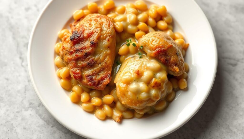 chicken thighs hominy casserole