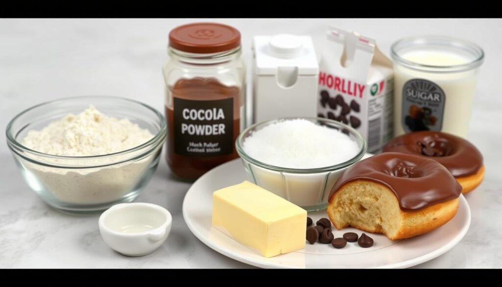 chocolate frosted donut ingredients