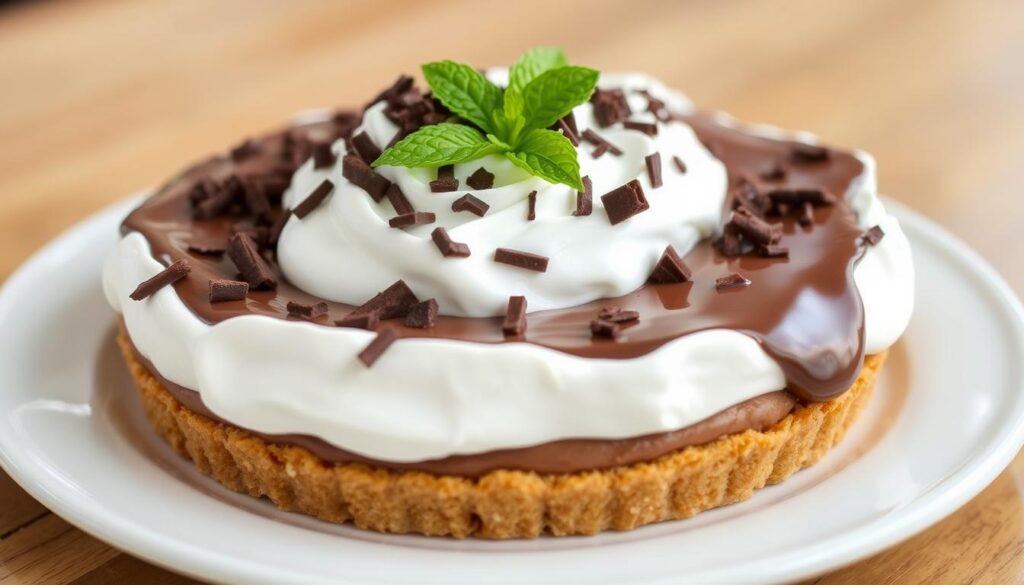 chocolate pudding pie with cool whip