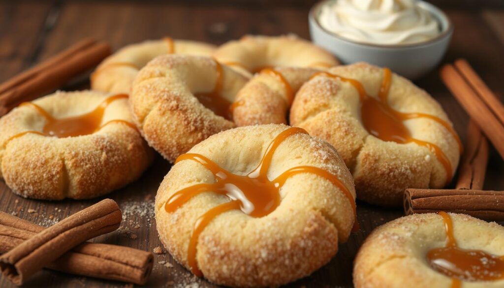 churro cheesecake cookies