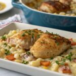 Chicken Thighs Hominy Casserole