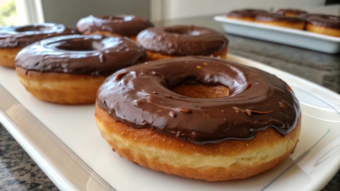 Chocolate Frosted Donuts