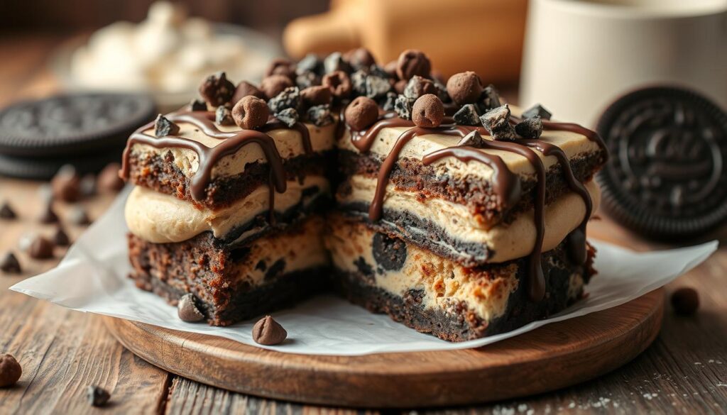 cookie oreo brownie dessert