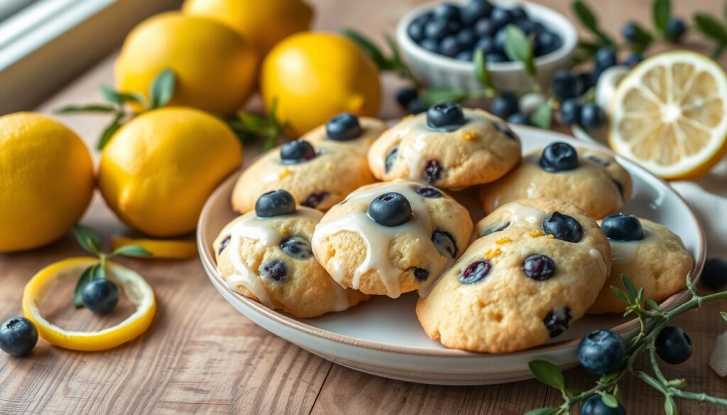 lemon blueberry cookies recipe