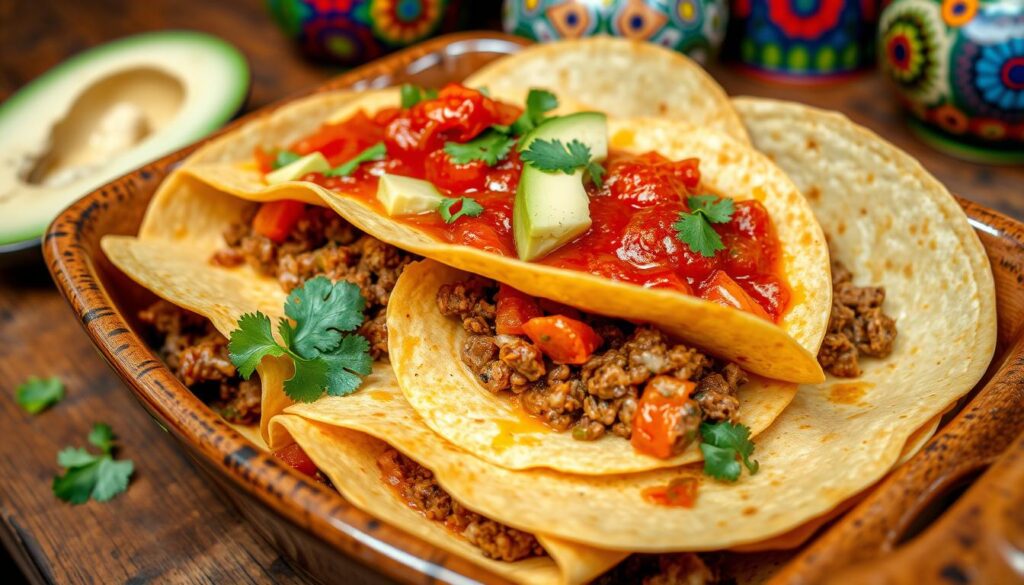 mexican lasagna with tortillas