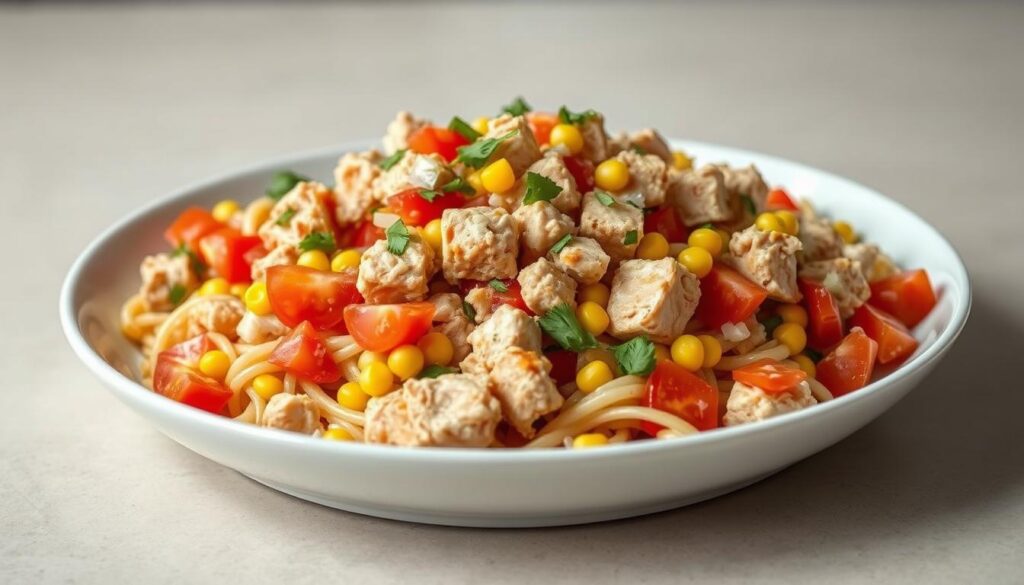 mexican tuna salad with pasta