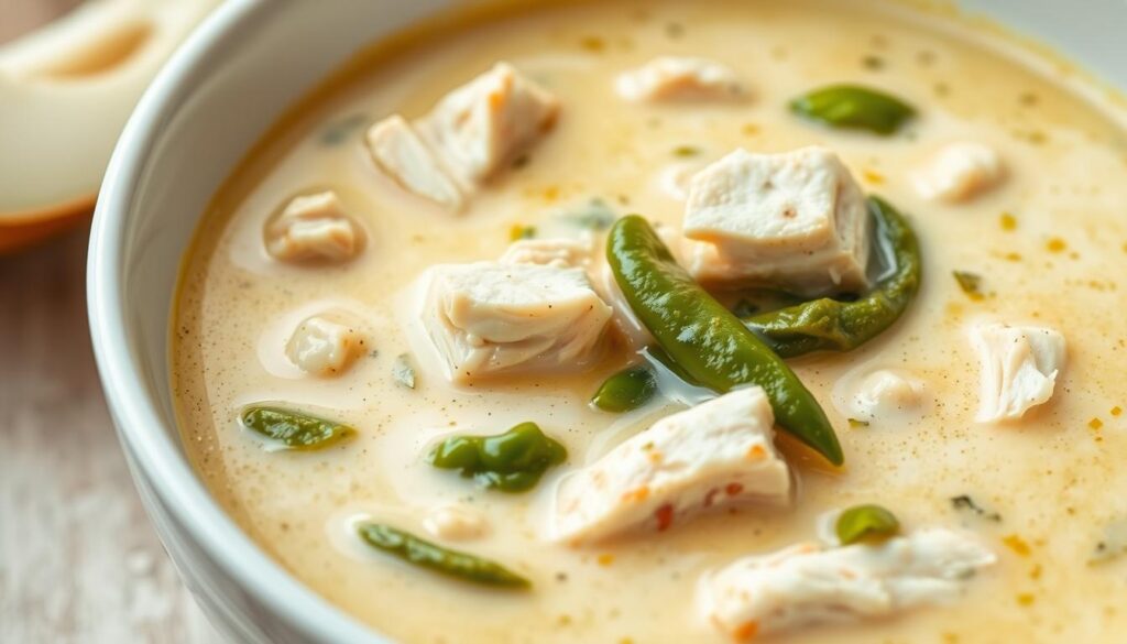 poblano soup with chicken poblano soup with chicken