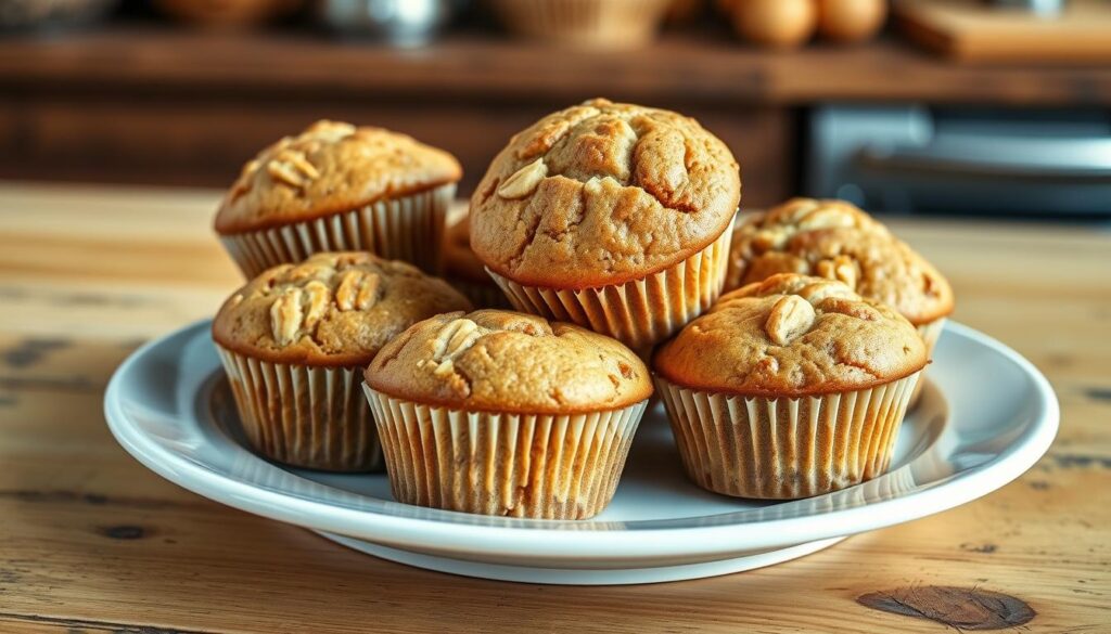 sourdough banana nut muffins