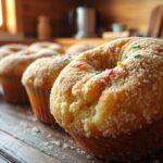 vegetarian cinnamon sugar donut muffins