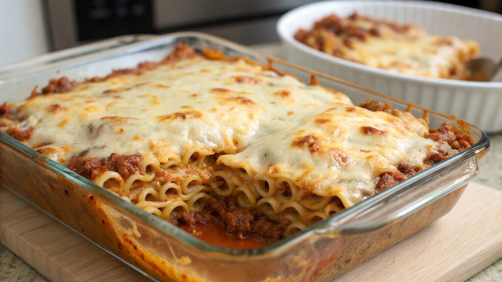 Ramen Noodle Lasagna