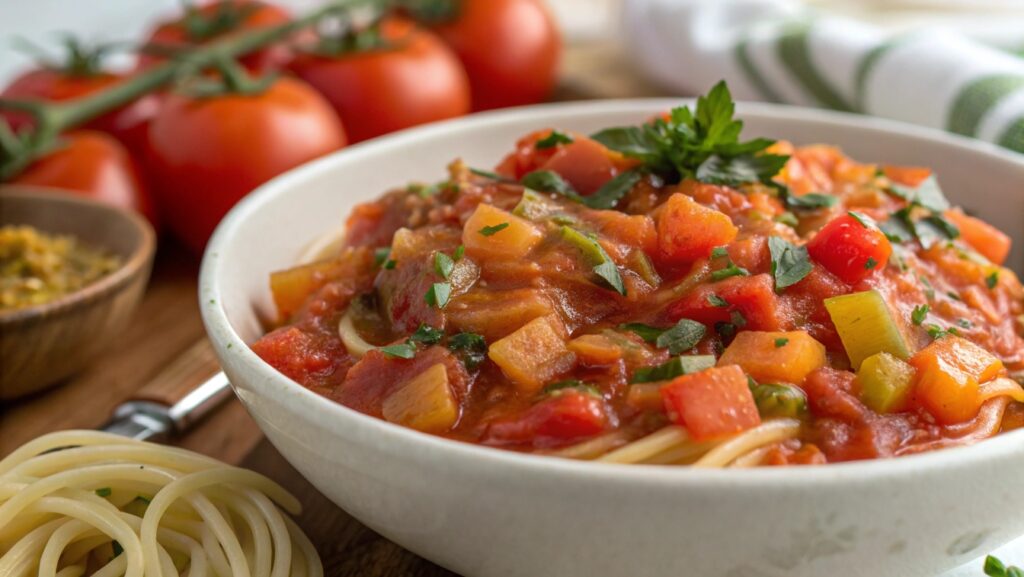 vegetarian pasta sauce