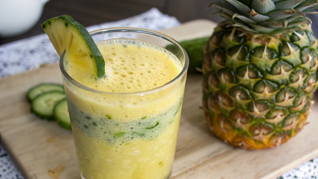 pineapple cucumber smoothie