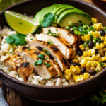 Street Corn Chicken Bowls