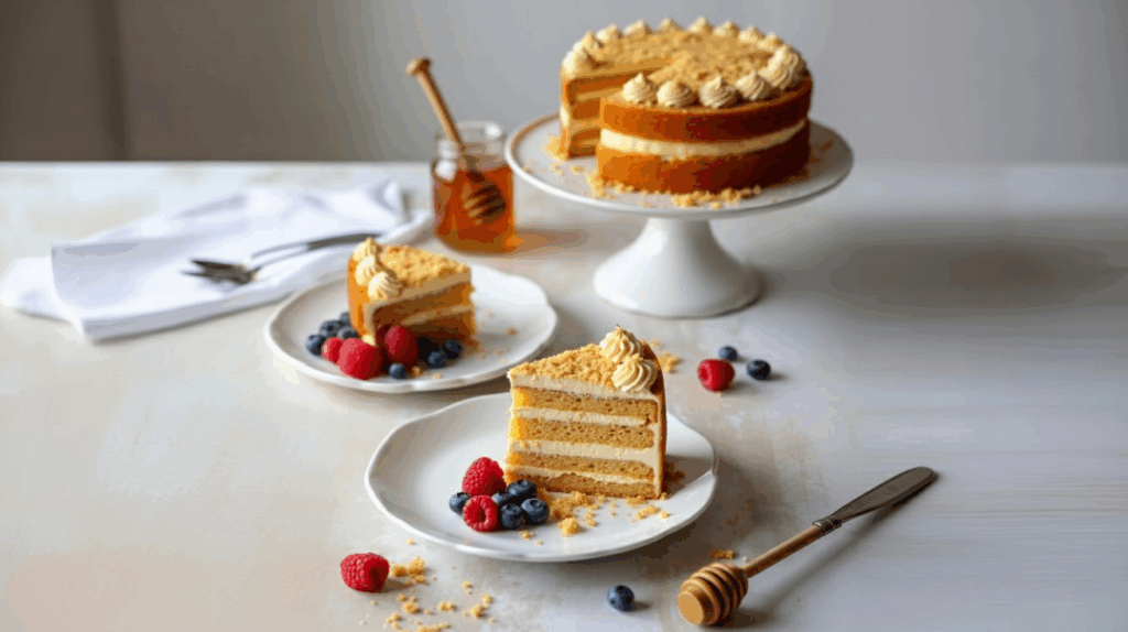 Russian honey cake
