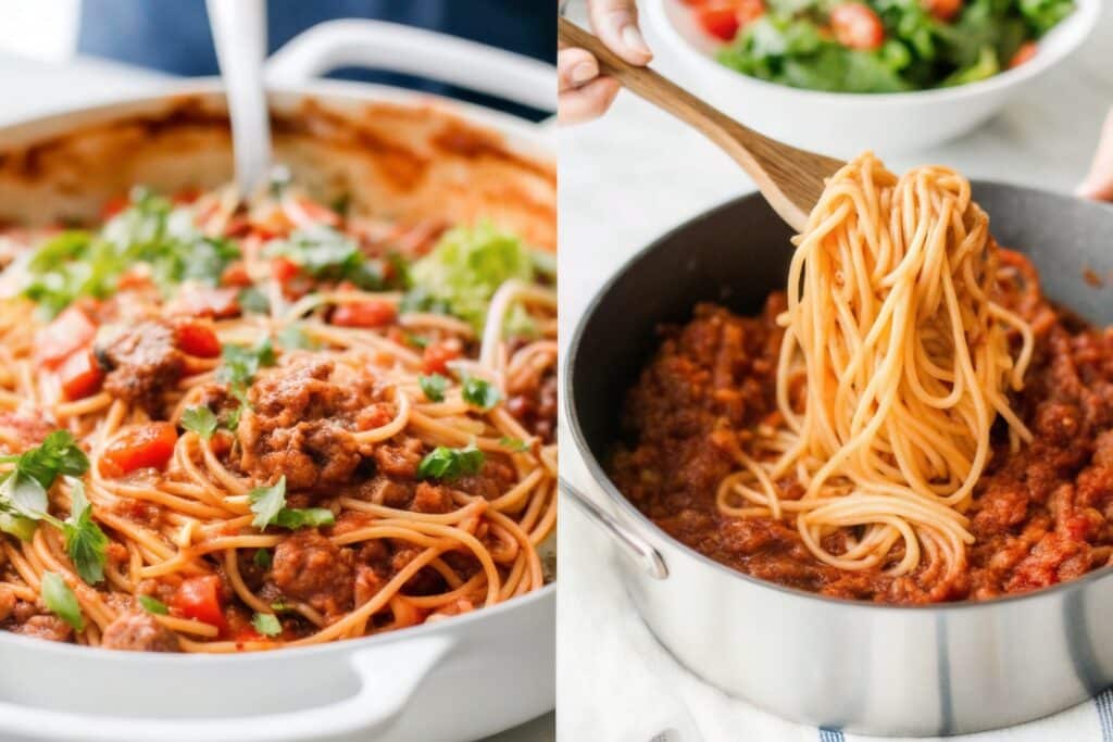 Ground Turkey Spaghetti