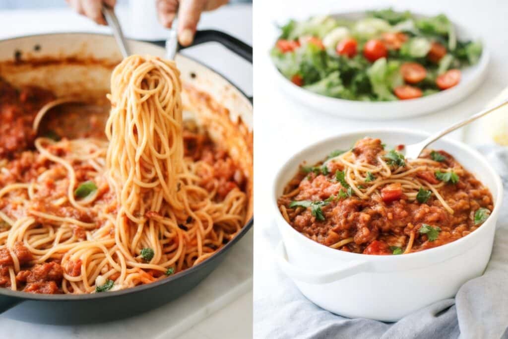 Ground Turkey Spaghetti