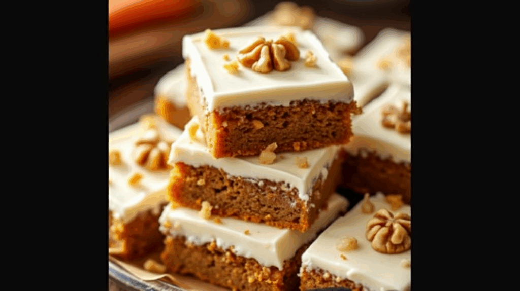 carrot cake bars