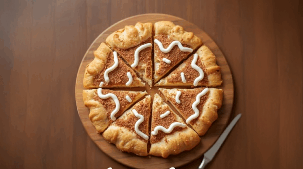 cinnamon-sugar pizza