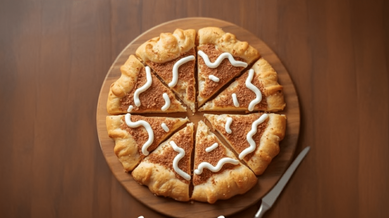 cinnamon-sugar pizza