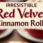 red velvet cinnamon rolls