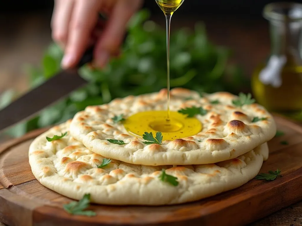 cottage cheese flatbread recipe demonstration