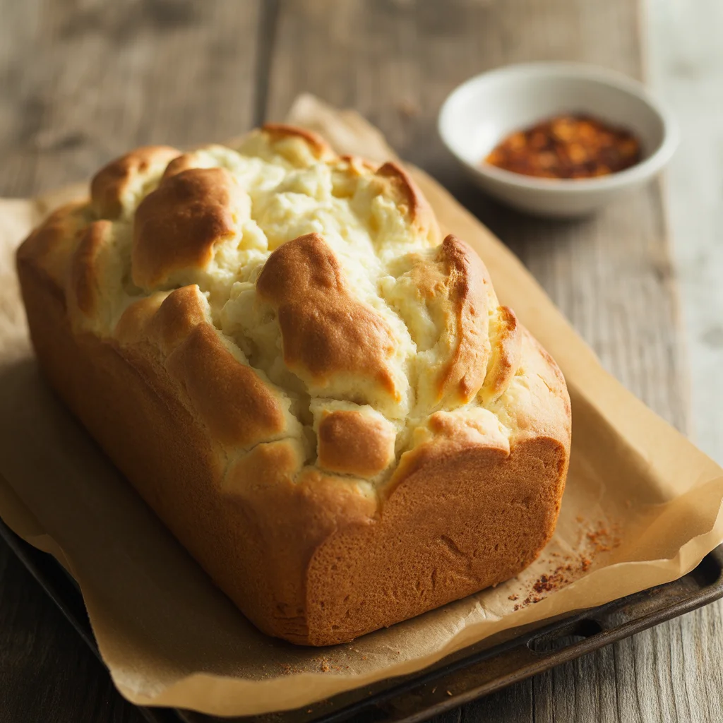 Delicious cottage cheese bread made with simple ingredients for a healthy meal.