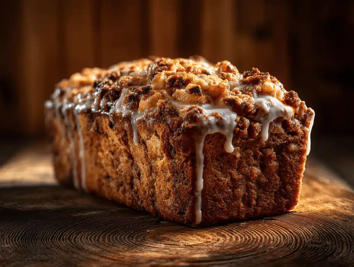 Amish apple fritter bread preparation steps