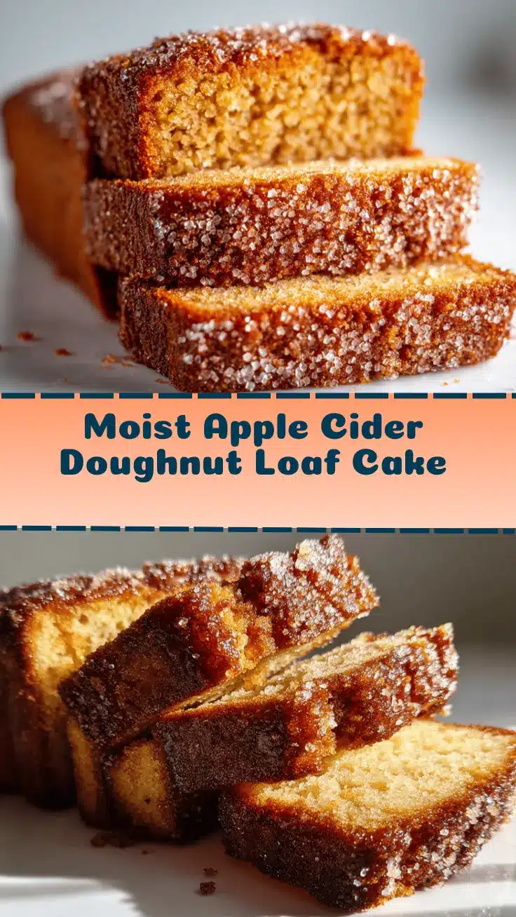 apple cider doughnut loaf cake recipe