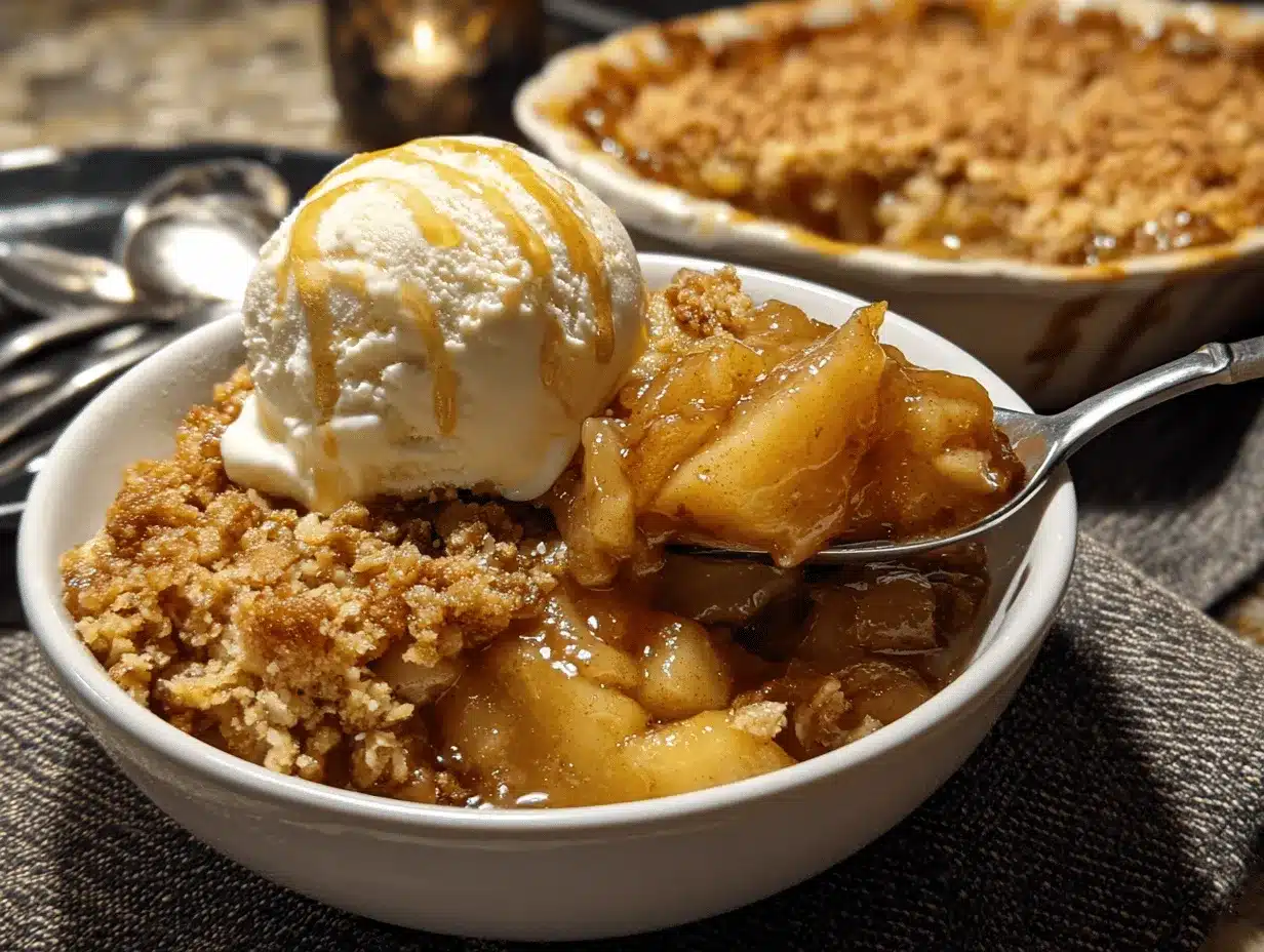 apple crisp recipe preparation steps