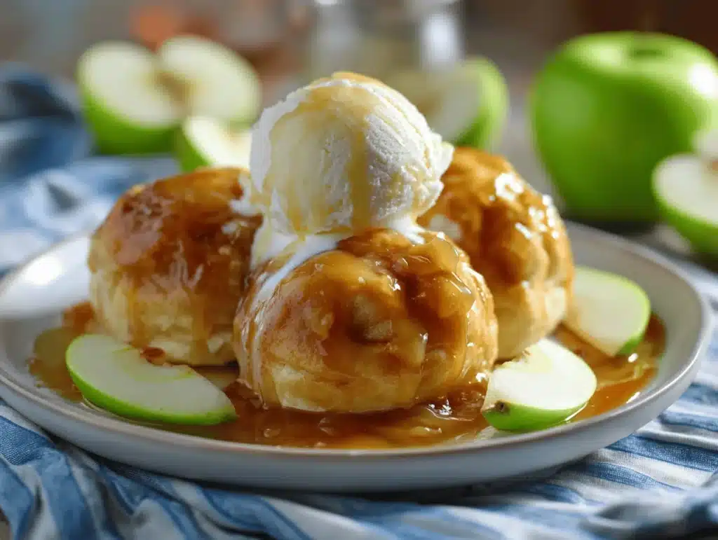 apple dumplings with crescent rolls - featured image