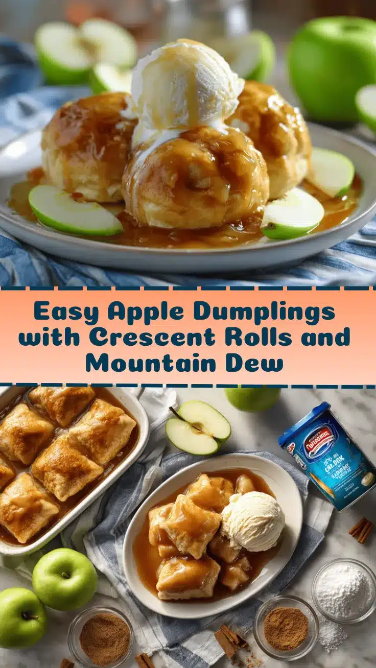 apple dumplings with crescent rolls recipe