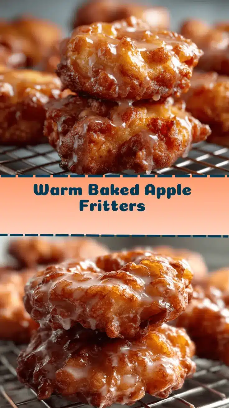 baked apple fritters recipe