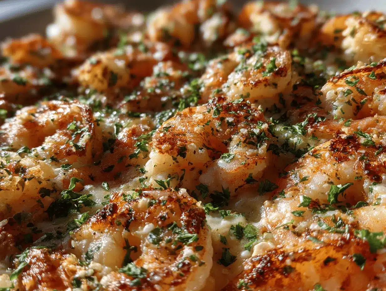 baked garlic parmesan shrimp preparation steps