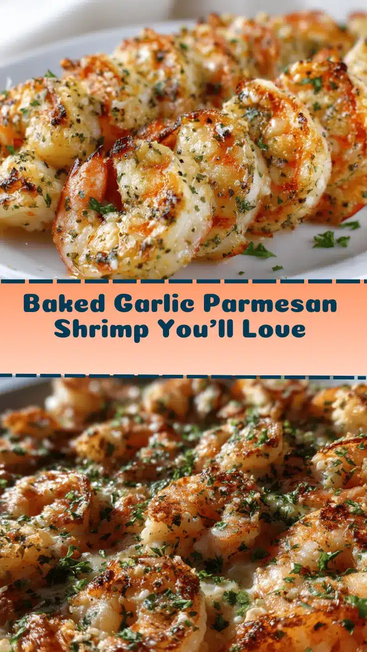 baked garlic parmesan shrimp recipe