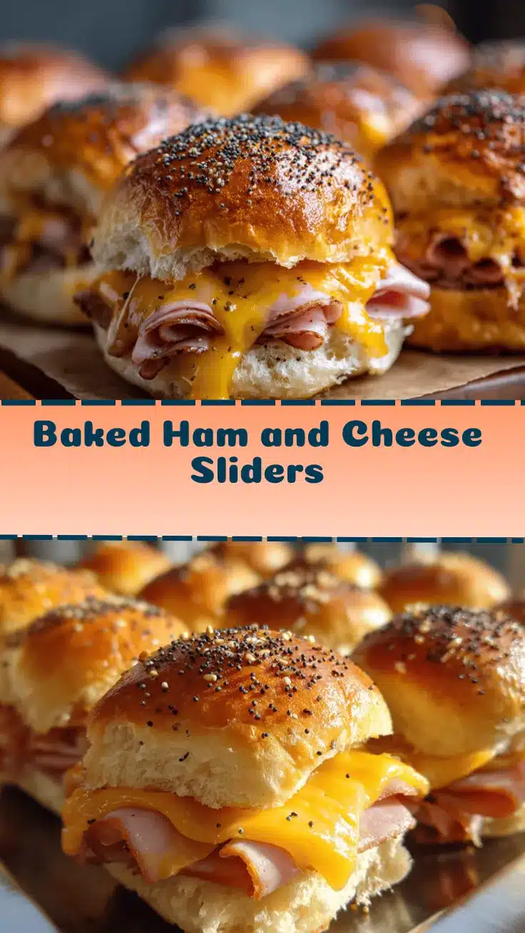 baked ham and cheese sliders recipe