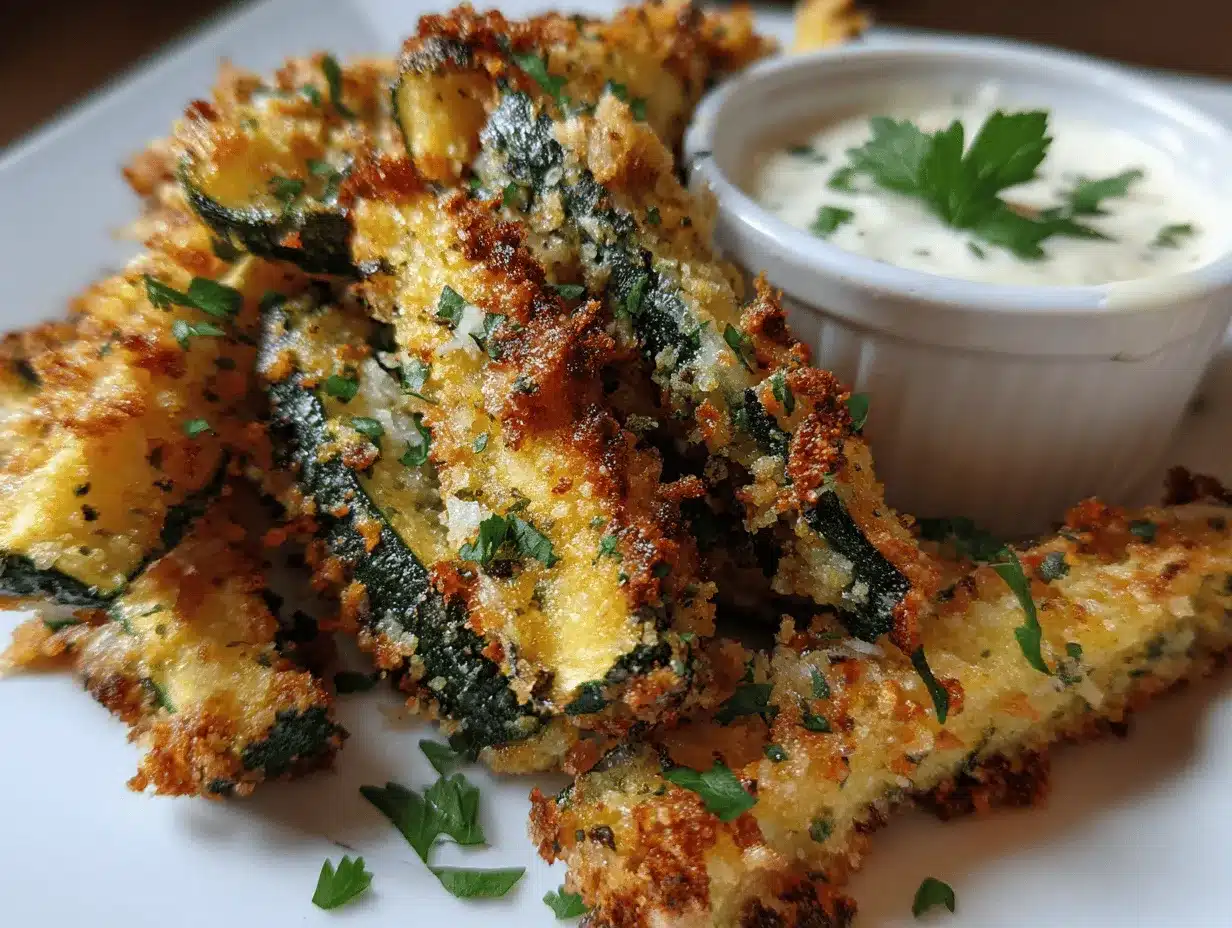 baked parmesan zucchini fries preparation steps