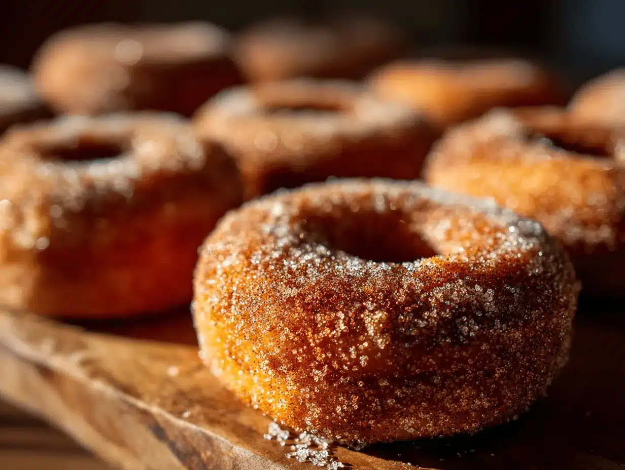 baked pumpkin donuts preparation steps