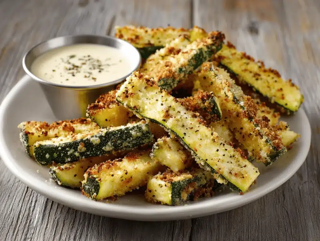 baked zucchini fries - featured image
