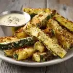 baked zucchini fries - featured image